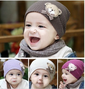 新生儿纯棉胎帽0-3-6-12个月婴儿春秋套头帽0-1岁男女宝宝韩国帽