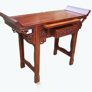 中式实木供桌贡桌直腿供桌上香桌木香案佛桌佛龛桌经书桌