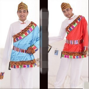 少数民族服装 西藏族男装精品藏袍服藏族舞蹈服表演出服舞台服装