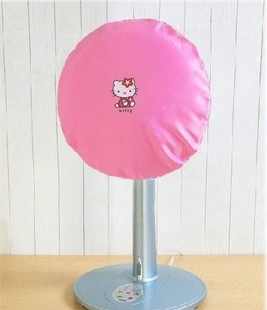 可爱粉红色hello kitty猫无纺布防尘必备电风扇罩 防尘罩风扇套