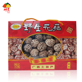 桂林神农土特产 特级花菇 干货 肉质鲜美 野生椴木 茶花菇 礼盒装
