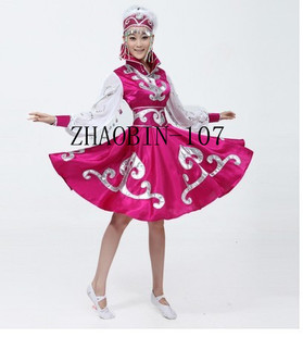 新款热卖戏曲服装古代衣服水袖古装仙女现代藏族圣诞女装民族蒙古