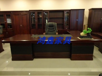 厂家直销特价大班台3.2米老板台办公家具3.2米办公桌主管桌总裁桌