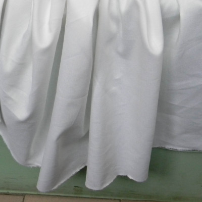 米白色乳白贡缎纯棉布料床品全棉面料做床单被套 宽2.1米 18元/米