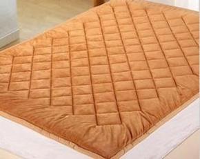 香港啄木鸟家纺加厚保暖珊瑚绒床垫子不掉毛防滑胶粒