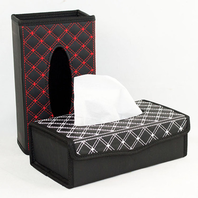 车载座式红酒折叠纸巾盒 可爱创意欧式餐巾纸盒汽车用品超市