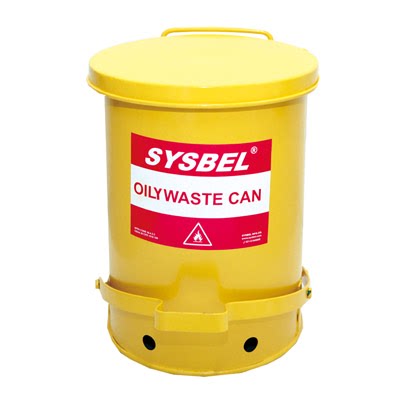 SYSBEL西斯贝尔油渍废弃物防火垃圾桶10加仑/37.8升 含税包邮