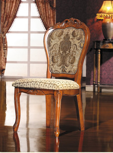 欧式餐椅/实木餐桌椅/餐厅家具/雕刻餐椅/实木凳子/吃饭凳子椅子