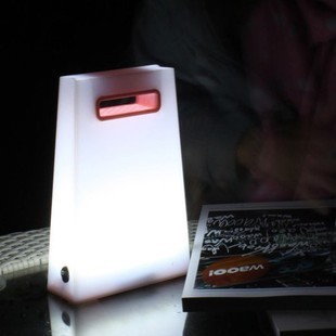 DOULEX新品首发 创意手提袋充电台灯 USB护眼灯 触摸式调光小夜灯