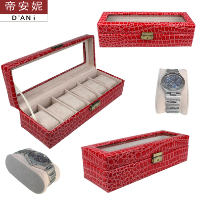 手表盒收纳盒公主欧式韩国带锁高档进口木质高档特价直销包邮2737