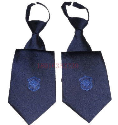 2011 2012 新款保安领带|拉链领带|涤丝领带|保安配件用品