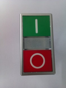 科耐达方头LED灯双键按钮开关LA167-D8-11R.G