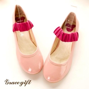 2013韩版大码鞋新款糖果色漆皮圆头平跟娃娃鞋女鞋单鞋平底鞋子