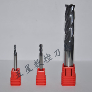 4刃钨钢涂层铣刀 CNC合金锣刀 刃直径1 1.5 2 2.5 3 4 5 6 8 10mm