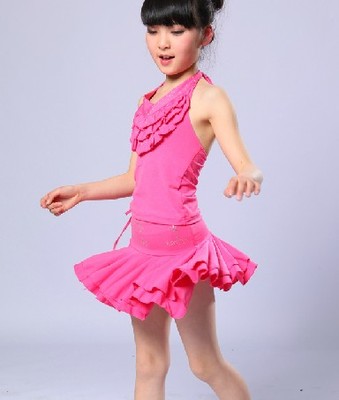 新款儿童拉丁舞服装 儿童表演服拉丁舞比赛服装拉丁舞舞蹈演出服