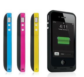 iphone4s移动电源苹果IP5 5s外壳背夹电池式后盖备用便携充电宝套