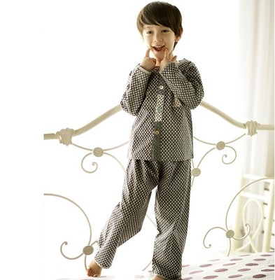 新款韩国正品童装代购儿童家居服男童宝宝亲子纯棉长袖睡衣套装11