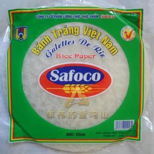 热销 原装进口 Safoco 越南春卷皮 高级米纸 16cm *300克