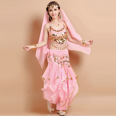 限时包邮特价印度舞蹈表演服 肚皮舞套装 2015新款 印度舞演出服