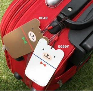 【39包邮】旅行必备 韩国创意家居 可爱卡通行李牌子 包包挂件
