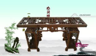 中式古典热卖琴桌厂家直销实木雕花古筝桌特价花桌
