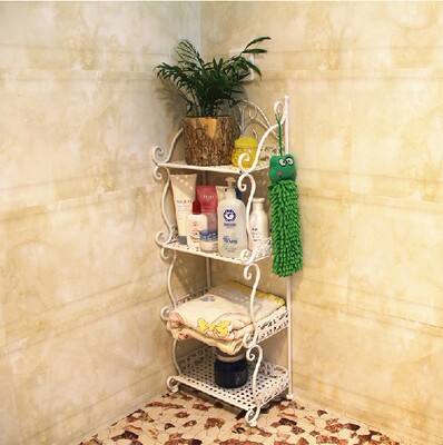 特价 铁艺浴室架 收纳架 卫生间可定做 搁板 置物架 简易置物架