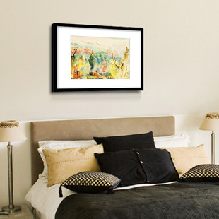 先锋艺术 家居家装饰品现代客厅沙发餐厅装饰画油画有框画挂画S57