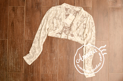 2015透明镂空长袖全蕾丝针织开衫披肩短空调雪纺蕾丝衫开车防晒衣