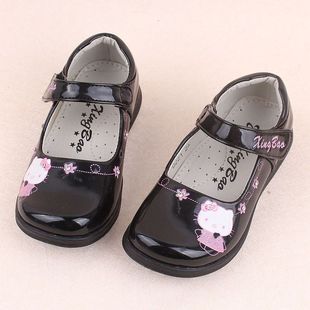 女童漆光黑色皮鞋 2013新款韩国公主女童单鞋儿童宝宝皮鞋演出鞋