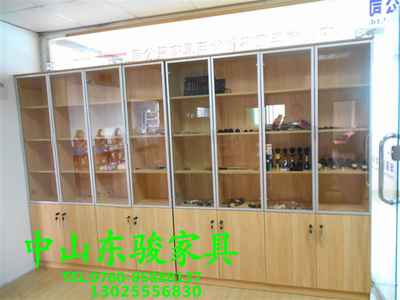 展示柜玻璃透明柜子酒柜板式办公家具 文件柜 广东家具厂 可定制