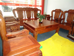 缅甸花梨木大果紫檀新古典中式红木家具客厅战国大象沙发厂家直销
