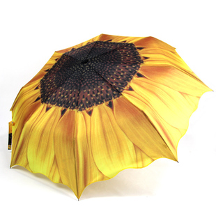 特价包邮向日葵花伞 创意个性折叠遮阳伞晴雨伞晴雨两用伞