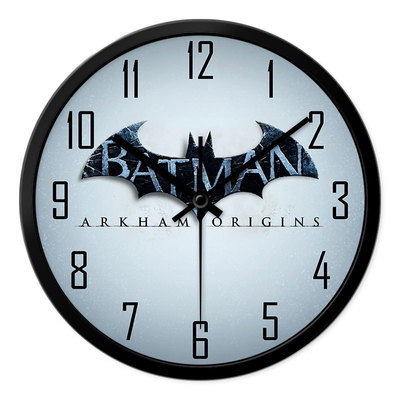 摩门客厅创意挂钟漫威迷电影蝙蝠侠超静音电子石英卧室时钟壁钟