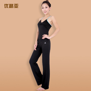 优路亚 品牌 新款 锦纶 热销 时尚  运动 健身 瑜伽服YY01+9014