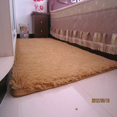 可爱加厚丝毛地毯客厅卧室床边 茶几 电脑椅垫满铺大地毯定做包邮