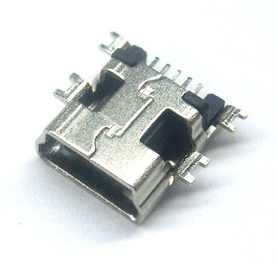 台电C430+充电口数据口蓝魔USB数据插孔USB-mini5P沉板 铜的 环保