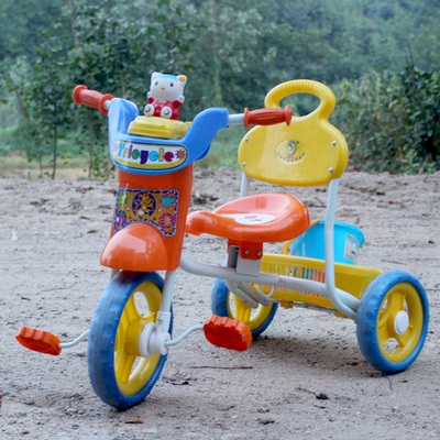 多省包邮舒贝乐儿童三轮车脚踏车宝宝自行车幼儿童音乐玩具发泡轮