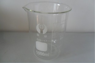 实验耗材玻璃器皿 环球低型烧杯 2L 耐高温刻度杯2000ml