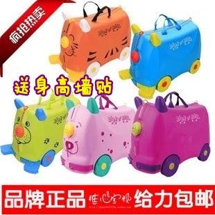 正品英国KOS GROUP贝拉奇玩具滑轮车行李箱男女童动物造型拉杆箱