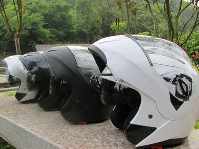 包邮 越野摩托车头盔 双镜片揭面盔 百利得158  跑盔 全盔 送面罩