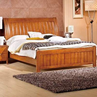 特价包邮成人床 单人床双人床儿童床实木床橡木床 1.2 1.5 1.8米