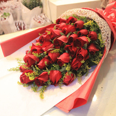 33朵红玫瑰花束北京全国花店送同城鲜花速递朝阳东城丰台大兴西城