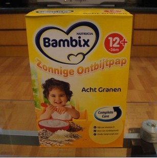 荷兰直邮  国内现货  Bambix groeipap8种燕麦成长早餐米糊(12+)