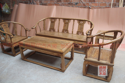 尚品木雕特价东阳仿古实木家具 中式沙发茶几配套五件套 厂家直销