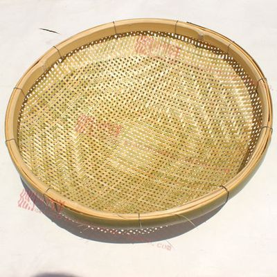 纯手工编织竹子水果篮 面包糕点篮 天然绿色干果蔬菜篮 36cm菜罩