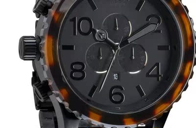 极限潮流品牌 NIXON THE 51-30 CHRONO 高端玳瑁配色 时尚手表