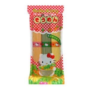 日本直邮Hello kitty 金须三色蔬菜婴儿幼儿宝宝营养面条（现货）