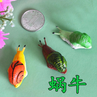 仿真昆虫系列 蜗牛 昆虫冰箱贴 粘土昆虫 磁性昆虫 特价