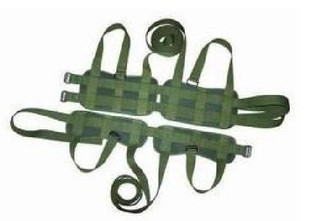 可调节腰椎牵引带子加厚宽绿帆布腰椎牵引床拉伸器专用牵引架特价
