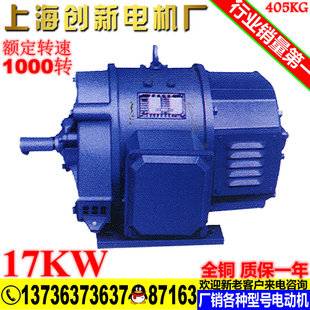 Z2系列直流电机 Z2-81 17KW并激励磁110V220V 1000转立卧式电动机
